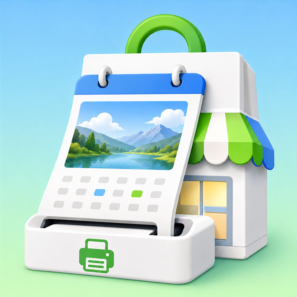 コンビニ写真カレンダーのアイコン